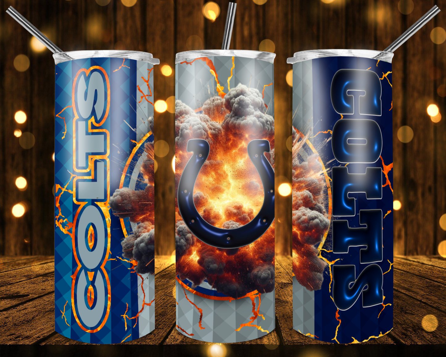 Chiefs Football 3D 20 oz Custom Sublimation Tumbler Stainless Steel # 13