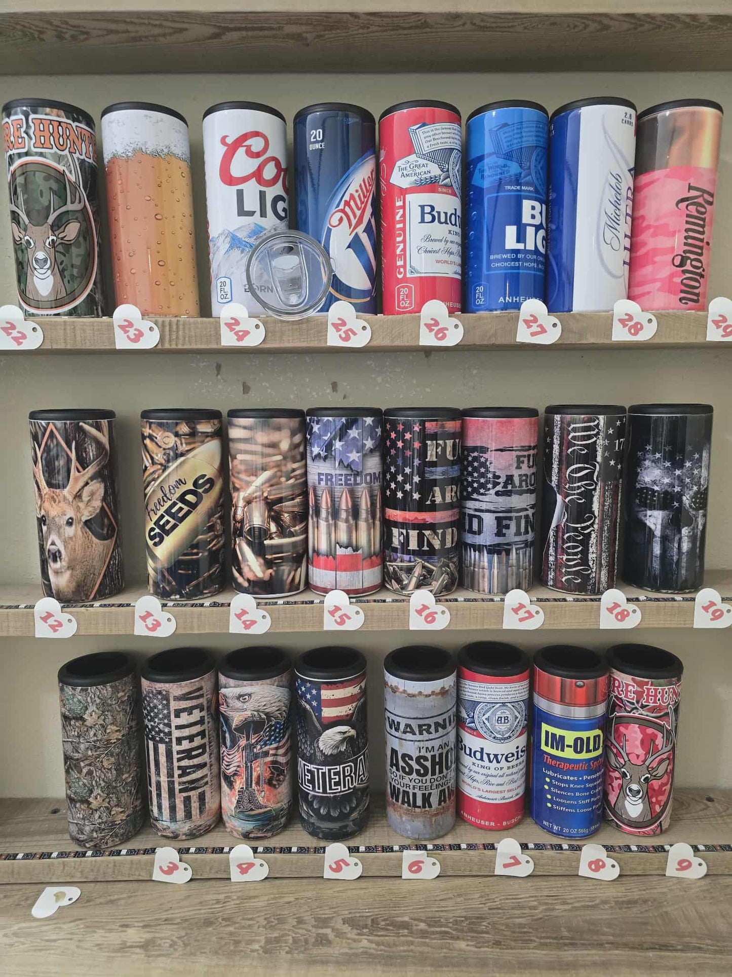 Veteran Clearance 15 Oz 2-1 Can Koozie Custom Sublimation Tumbler #2
