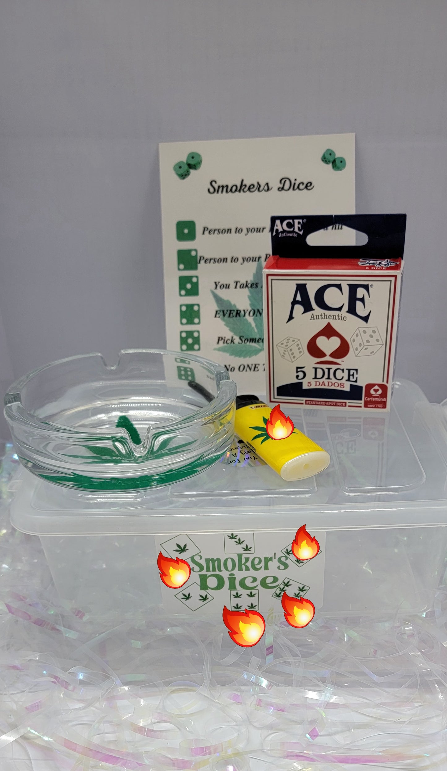 Stoner Dice 2 Drinking Game set/ Dice Game/ Party Game/ Adult Drinking Game