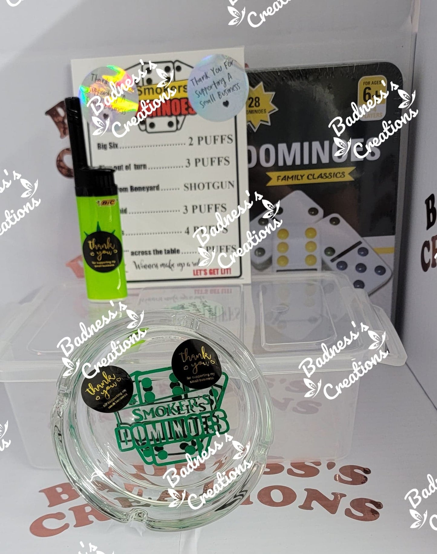 Smokers Dominoes / Stoner Adult Game 420/ Dice Game/ Party Game/ Adult Drinking Game/ Card Game