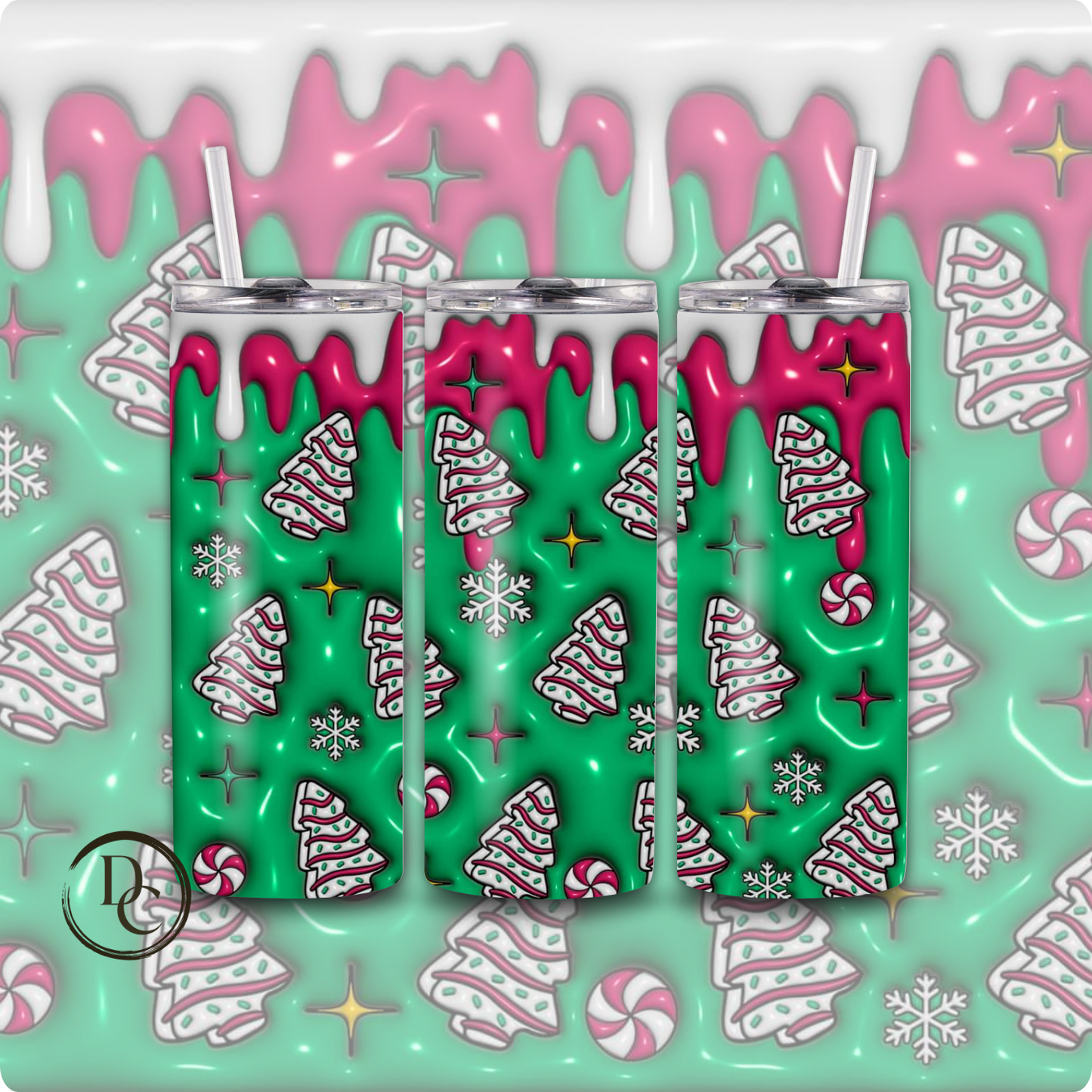 Nightmare Before Christmas 20 Oz Custom Sublimation Tumbler Stainless Steel# 12