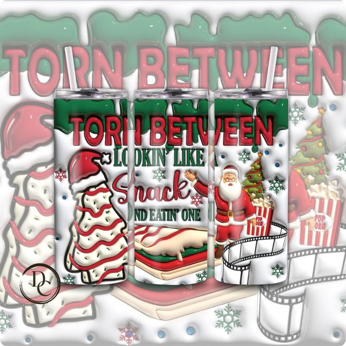 Most Likely To Steel Christmas 20 oz Custom Sublimation Tumbler Stainless Steel# 15