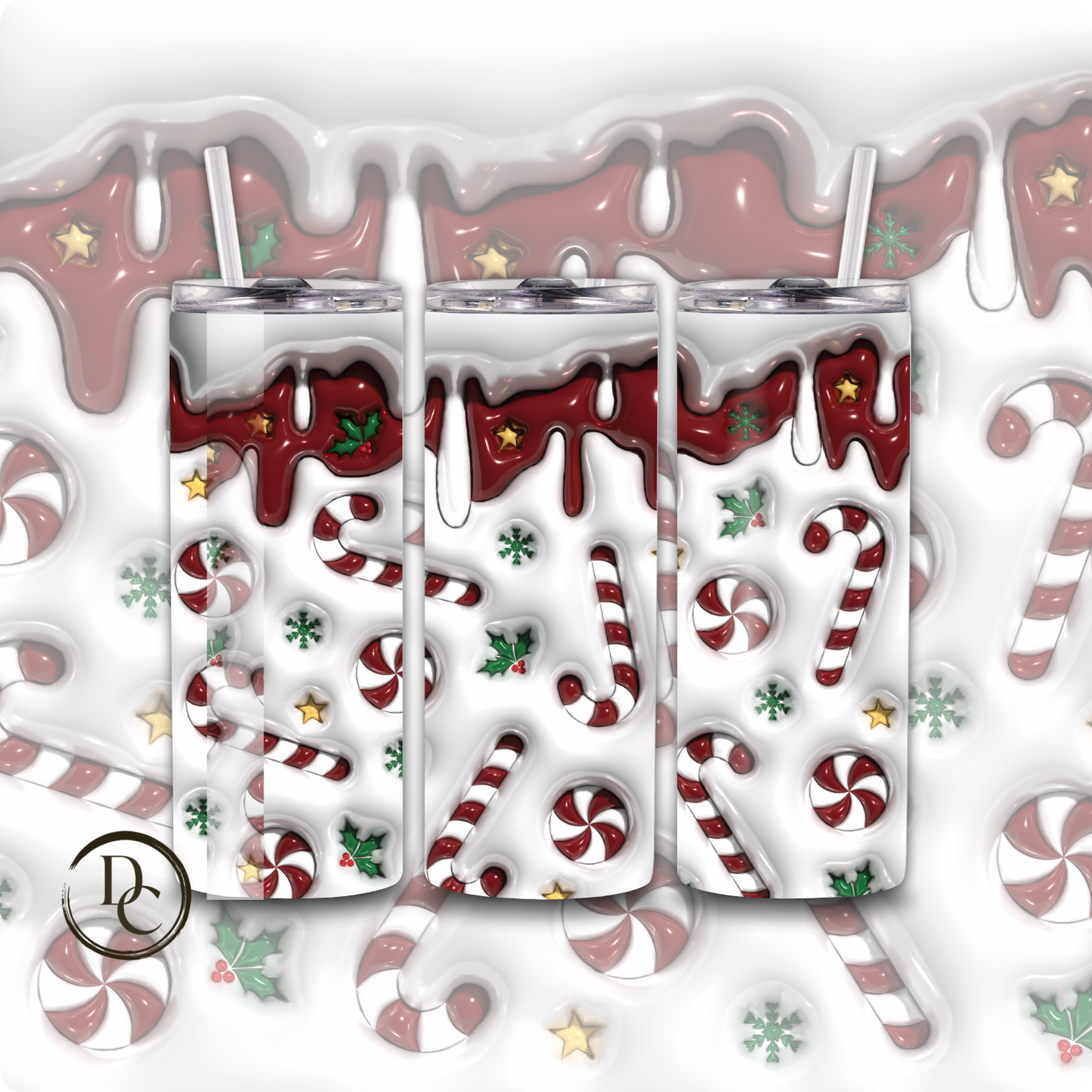 Grinch Christmas 20 oz Custom Sublimation Tumbler Stainless Steel #26