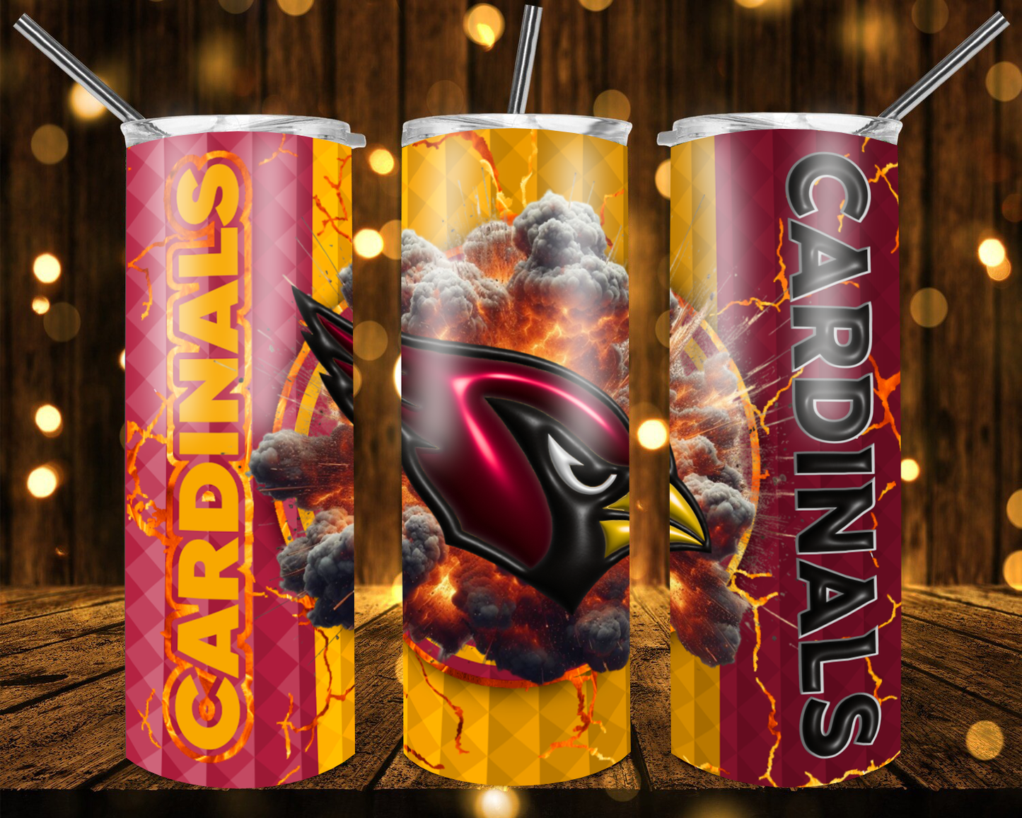 Raiders Football 3D 20 oz Custom Sublimation Tumbler Stainless Steel # 7