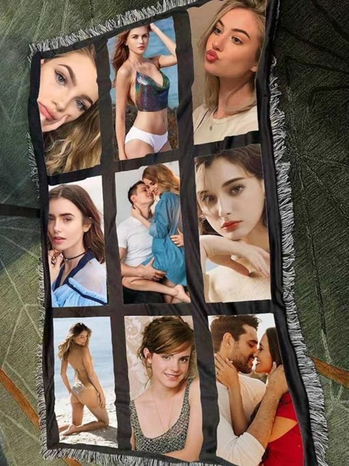 9 Pictures Personalized Blanket