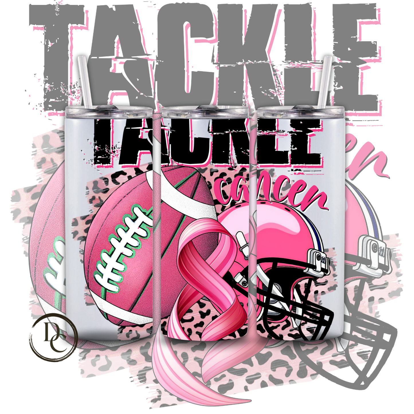 Breast Cancer 20 Oz Custom Sublimation Tumbler Stainless Steel 13 Breast Cancer Is BOO Sheet