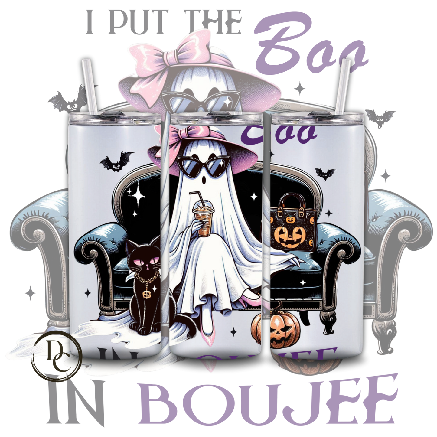 Breast Cancer 20 Oz Custom Sublimation Tumbler Stainless Steel 18