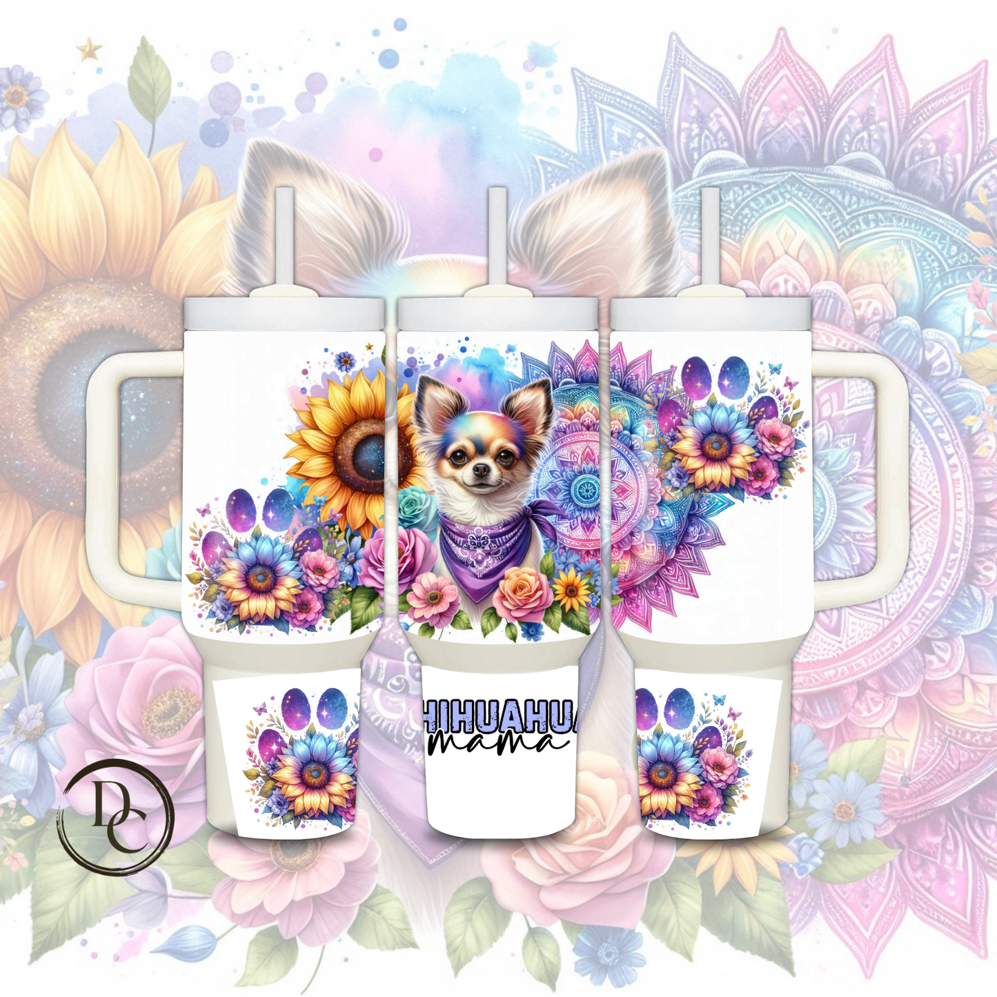 DACHSHUND MAMA 30 oz/40 oz/ 20 oz Custom Sublimation Tumbler Stainless Steel 5