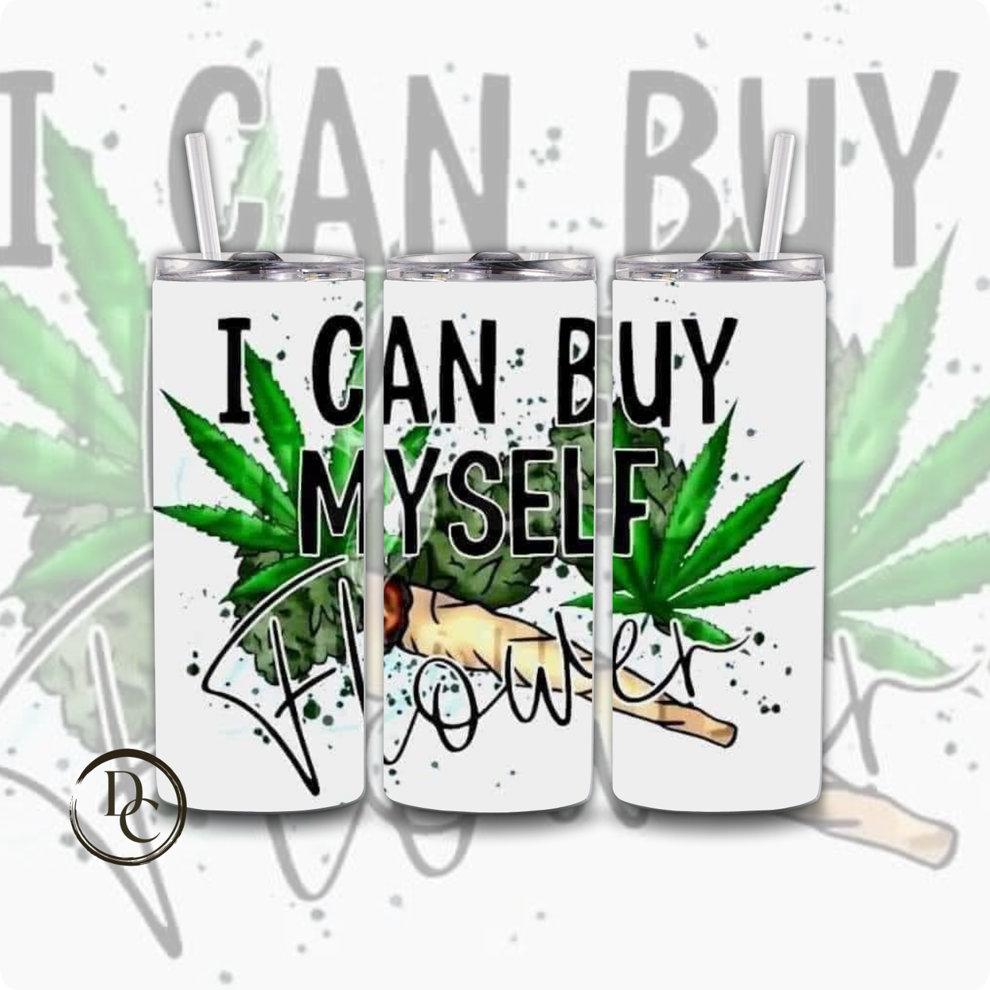 I'M JOKER I'M A SMOKER CANNABIS/ Weed /420/20 oz Custom Sublimation Tumbler Stainless Steel 29