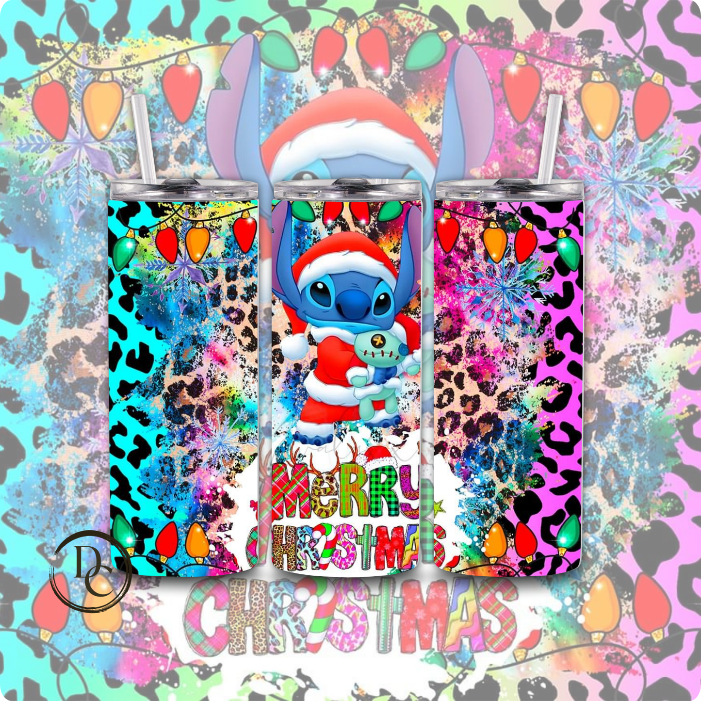 Christmas 20 Oz Custom Sublimation Tumbler Stainless Steel#16