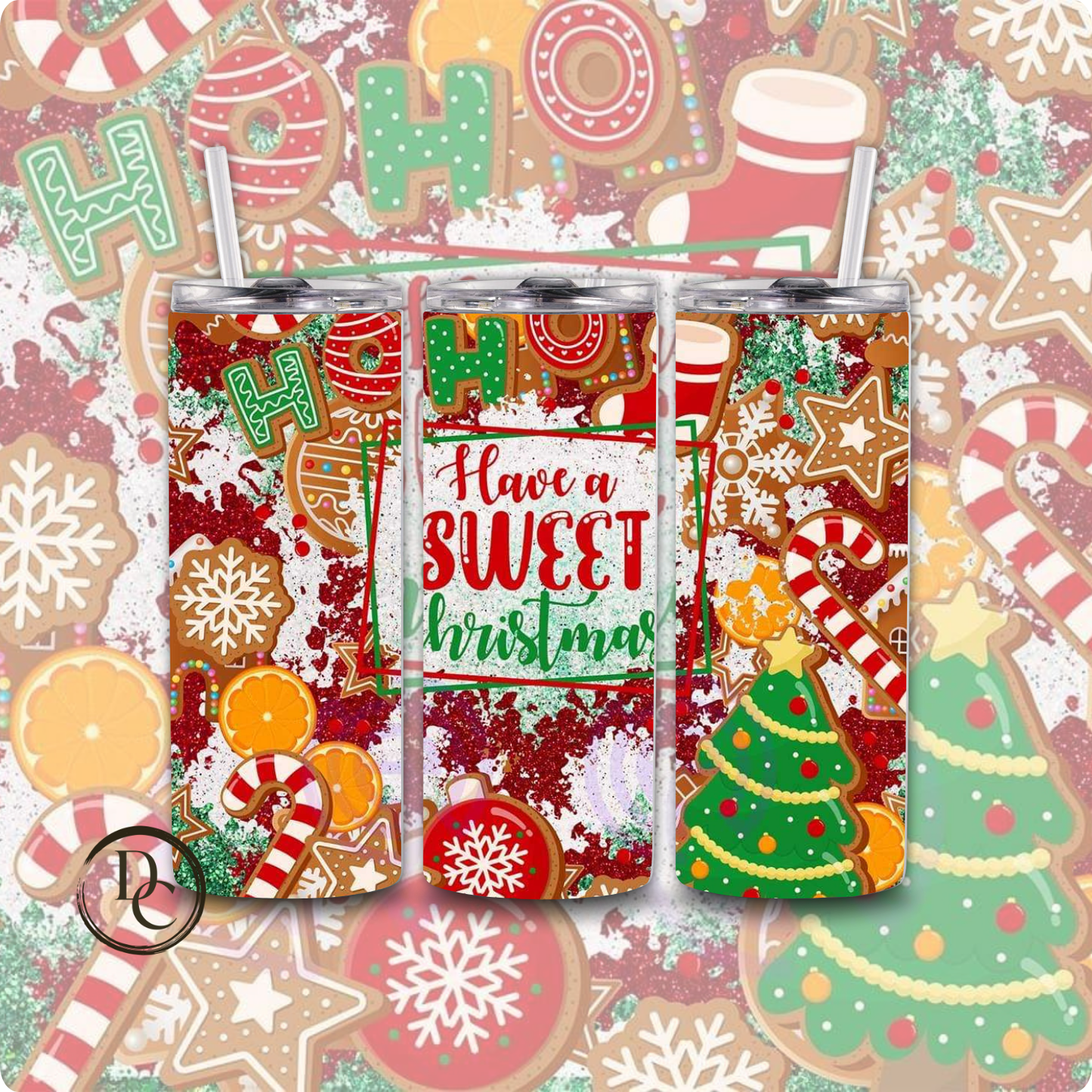 Christmas 20 Oz Custom Sublimation Tumbler Stainless Steel #20