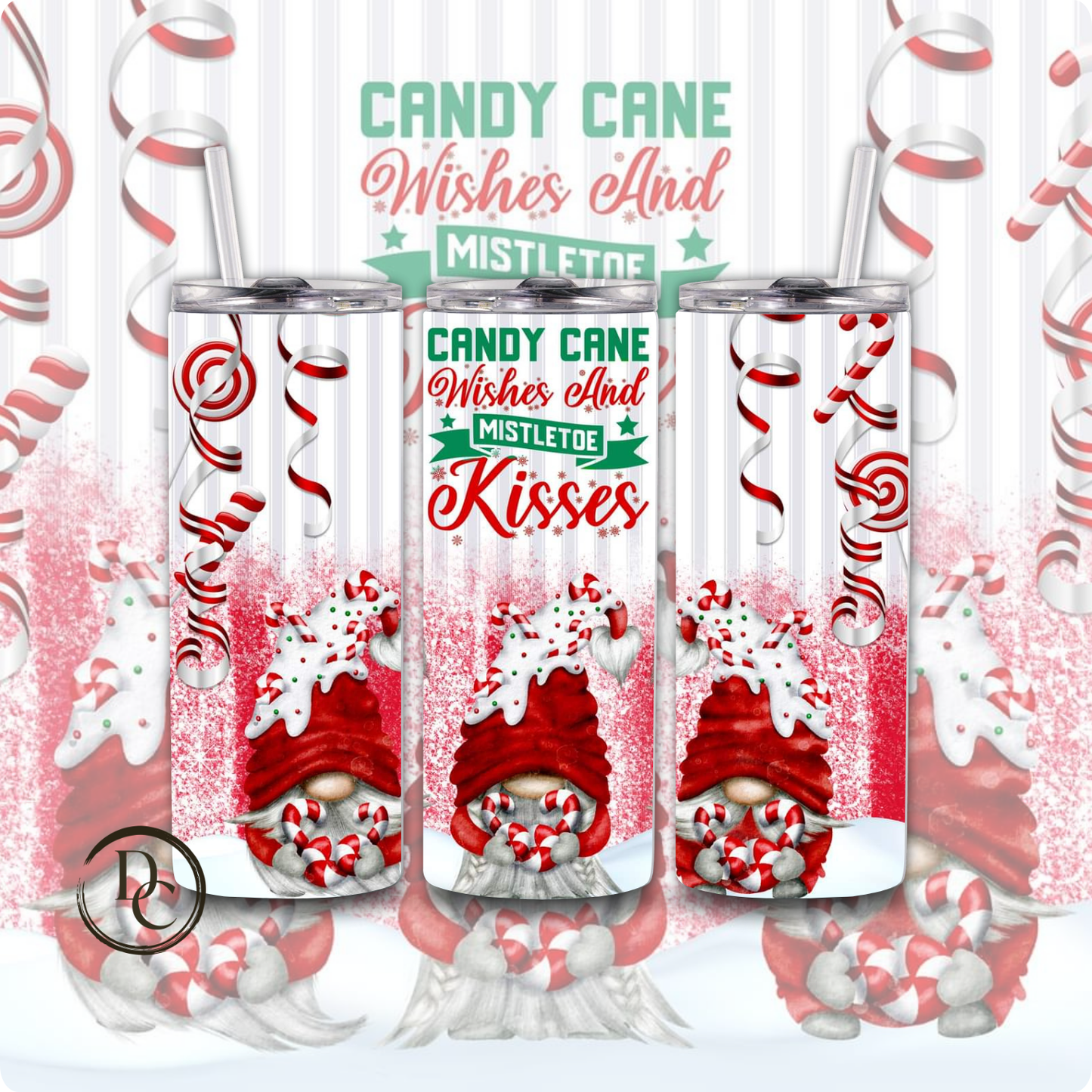 Christmas 20 Oz Custom Sublimation Tumbler Stainless Steel #25