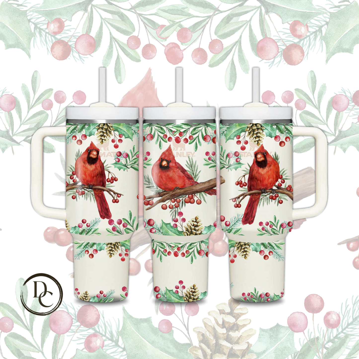 Christmas Calories Don't Count Christmas Holiday 30 oz & 40 Oz Custom Sublimation Tumbler Stainless Steel#3