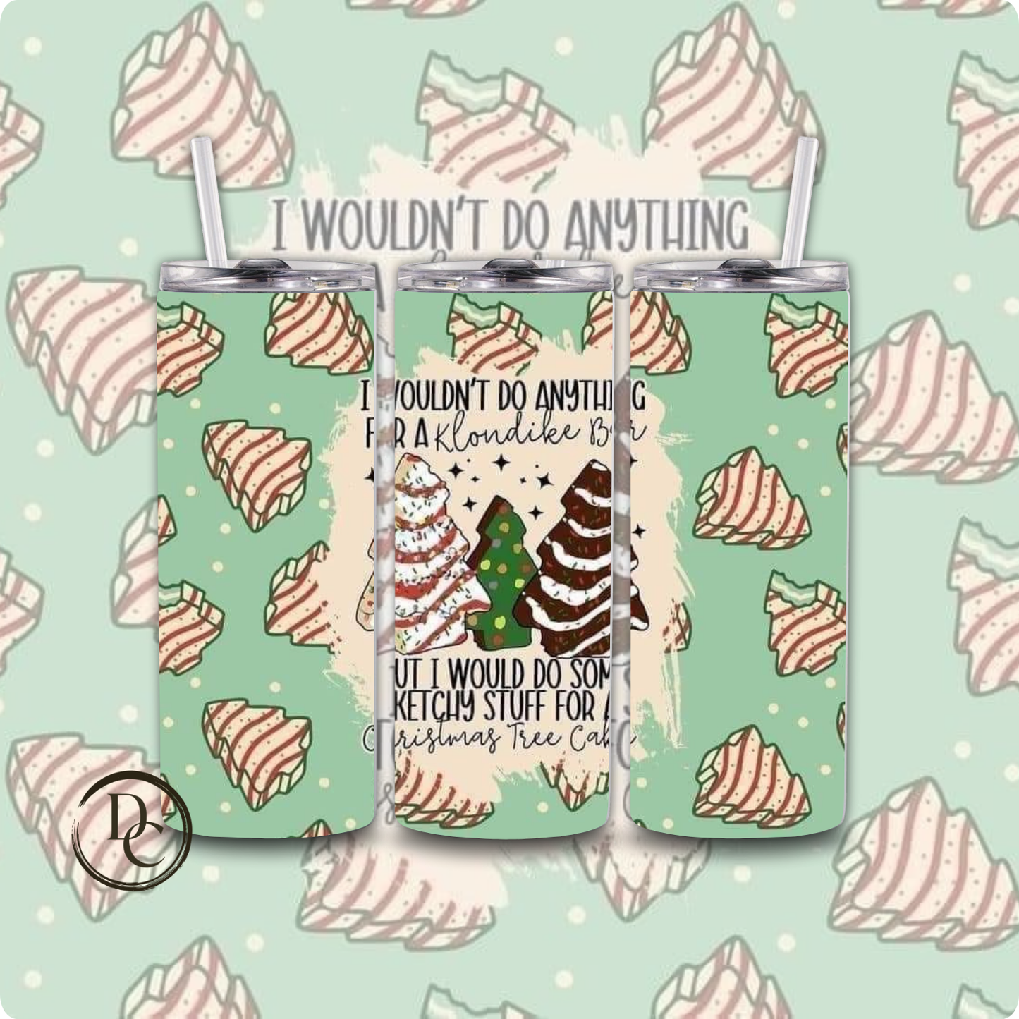 Christmas 20 Oz Custom Sublimation Tumbler Stainless Steel #31