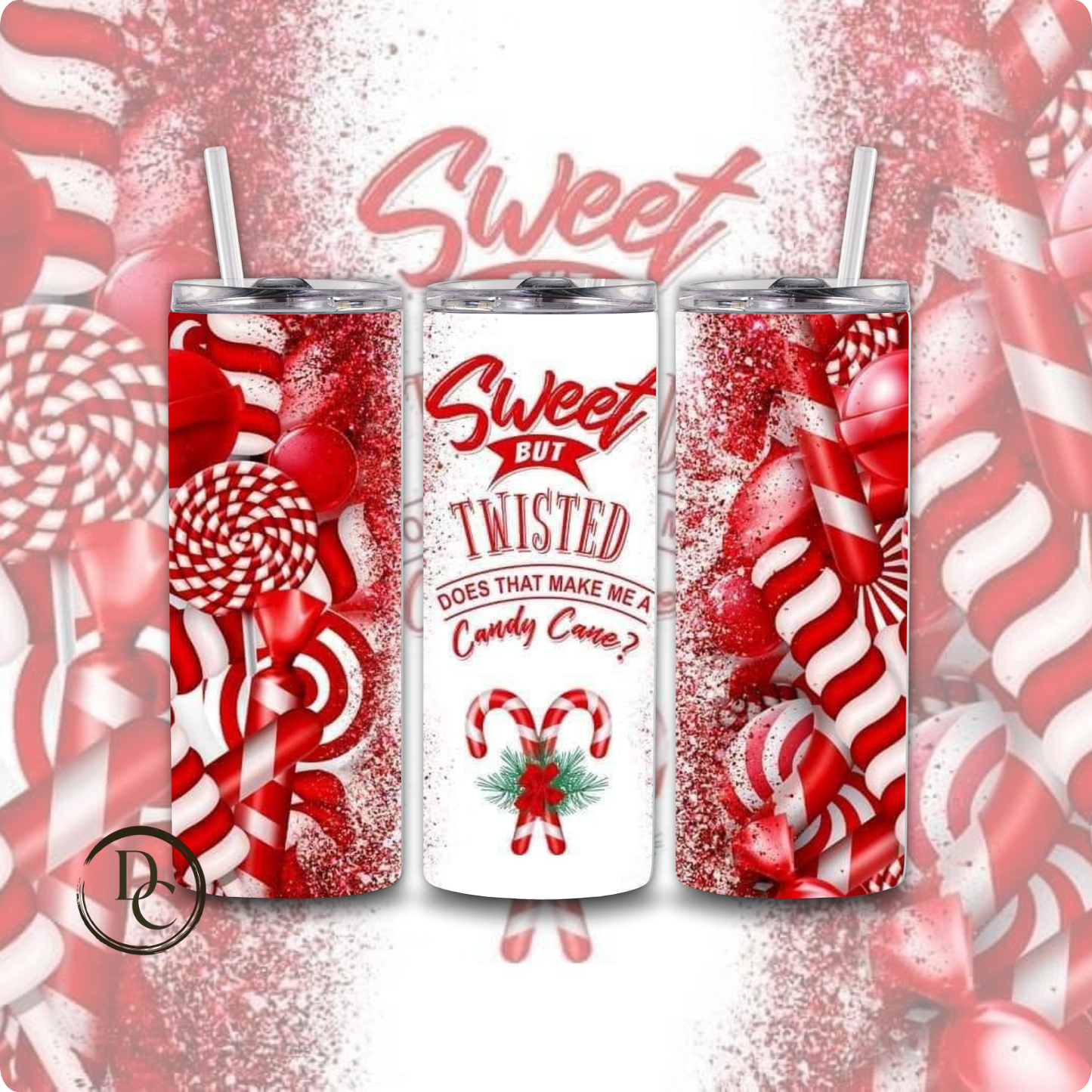 Christmas 20 Oz Custom Sublimation Tumbler Stainless Steel #49