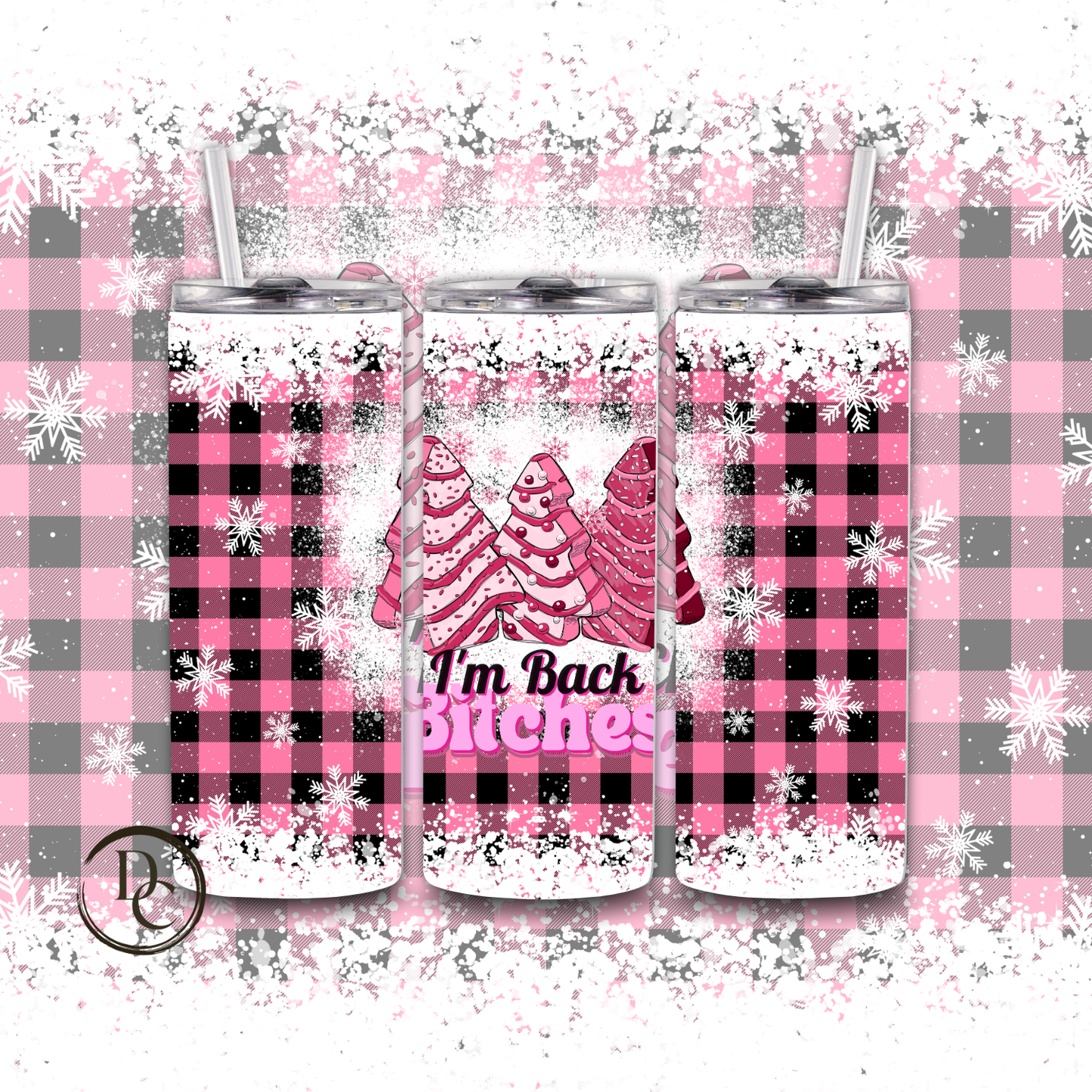 Christmas 20 Oz Custom Sublimation Tumbler Stainless Steel #5