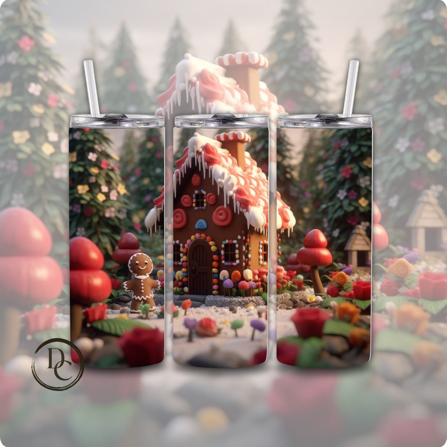 Christmas 20 Oz Custom Sublimation Tumbler Stainless Steel #51