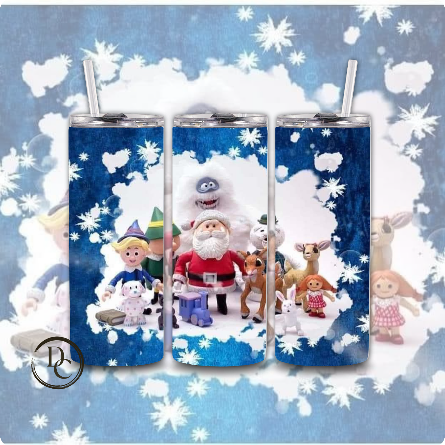 Christmas 20 Oz Custom Sublimation Tumbler Stainless Steel #55