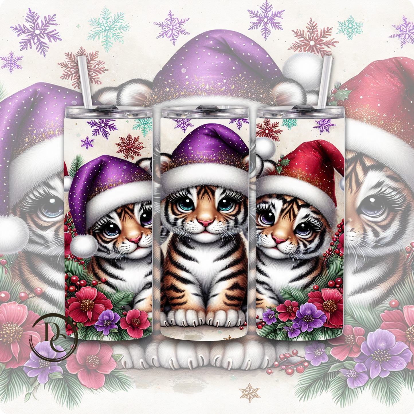 Christmas Animals #24 20 oz Custom Sublimation Tumbler Stainless Steel