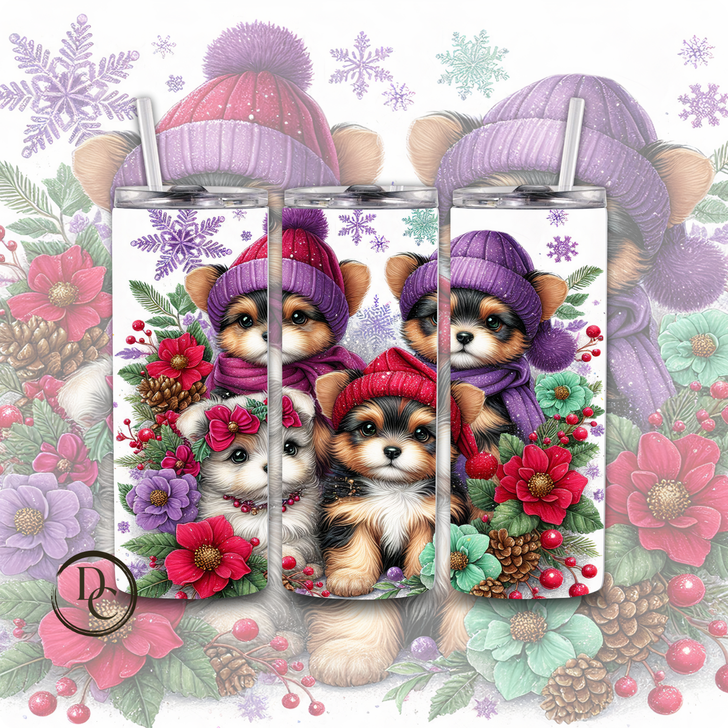 Christmas Animals #26 20 oz Custom Sublimation Tumbler Stainless Steel