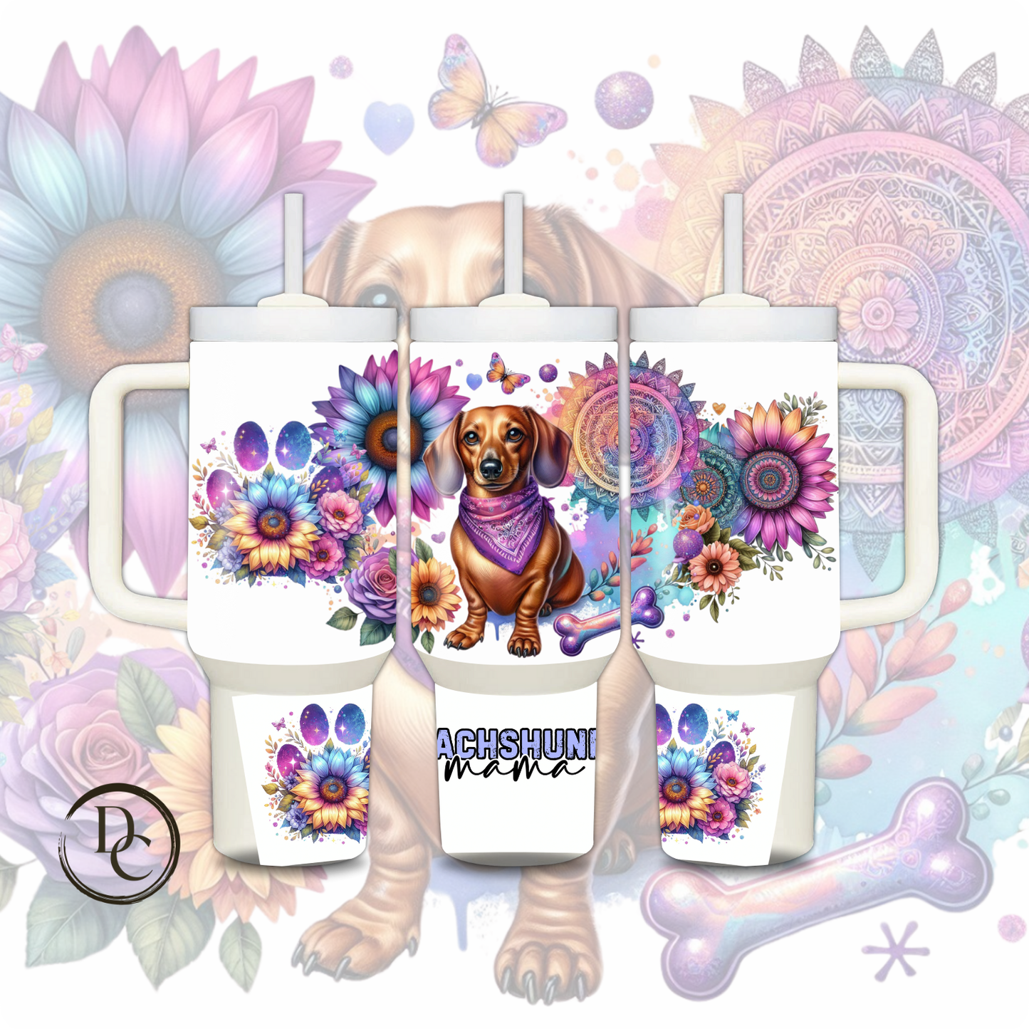 DALMATION MAMA 30 oz/40 oz 20 oz Custom Sublimation Tumbler Stainless Steel 6