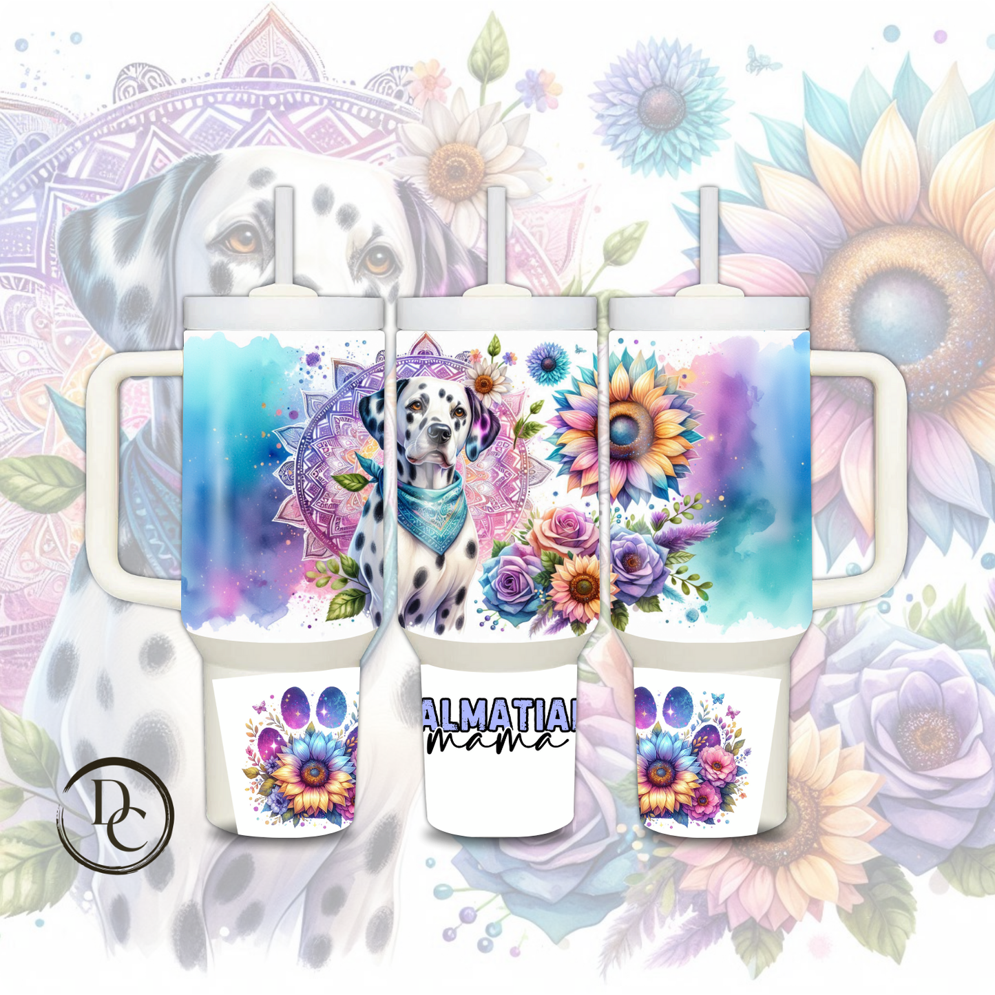 DOBERMANN MAMA 30 oz/40 oz 20 oz Custom Sublimation Tumbler Stainless Steel 7