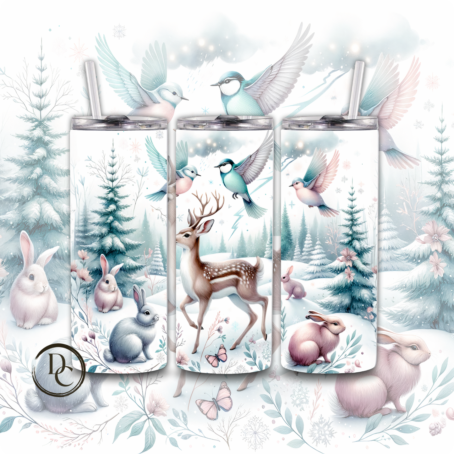 Christmas Frog 20 Oz Custom Sublimation Tumbler Stainless Steel # 8