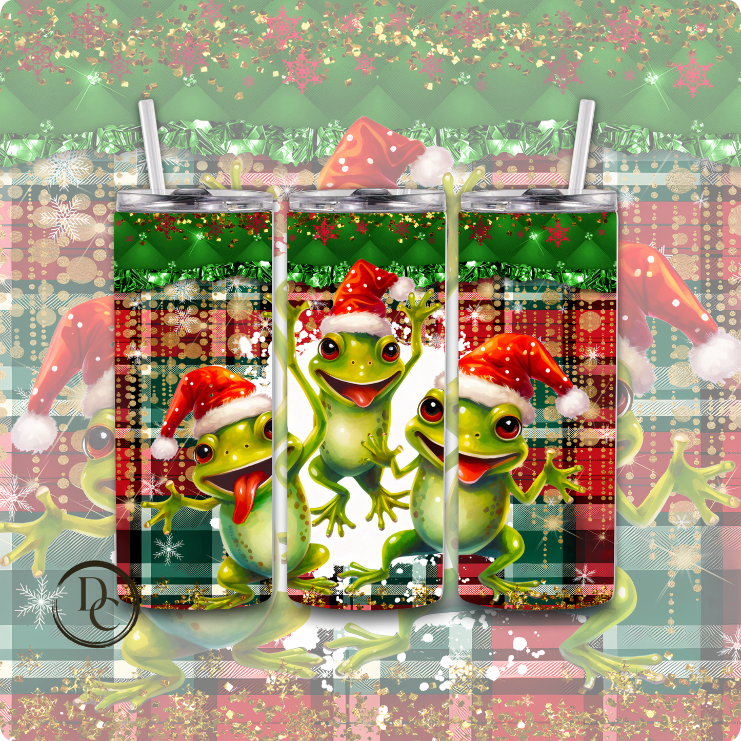 Christmas Gingerbread 20 Oz Custom Sublimation Tumbler Stainless Steel# 9