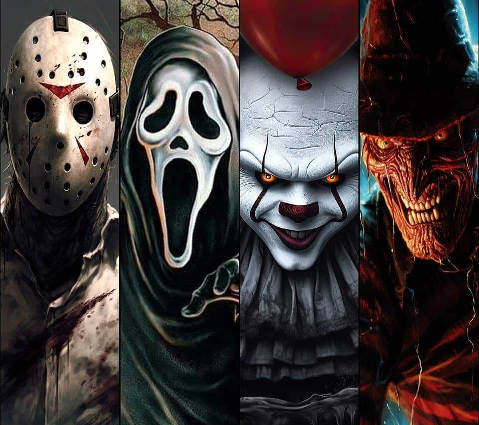 Halloween 20 oz skinny tumbler Horror #27