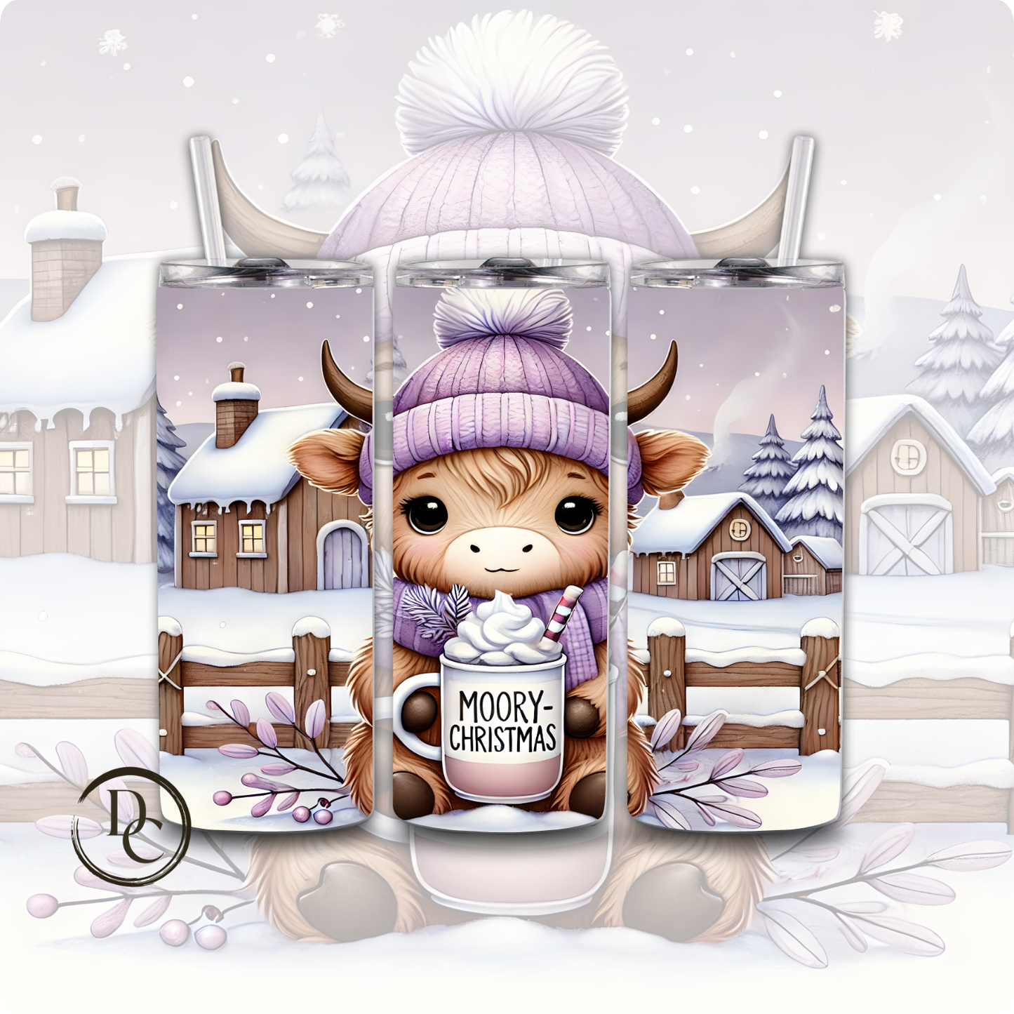 Baby Highland Cow Christmas #28