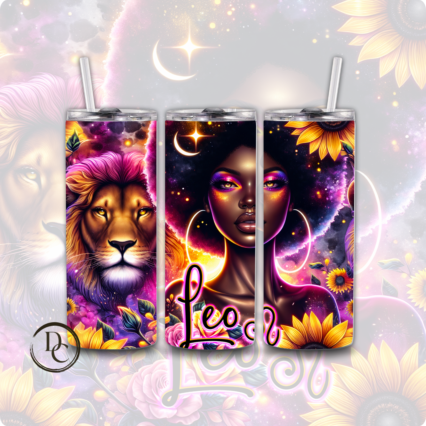 Taurus Zodiac African Women 20 oz Custom Sublimation Tumbler Stainless Steel