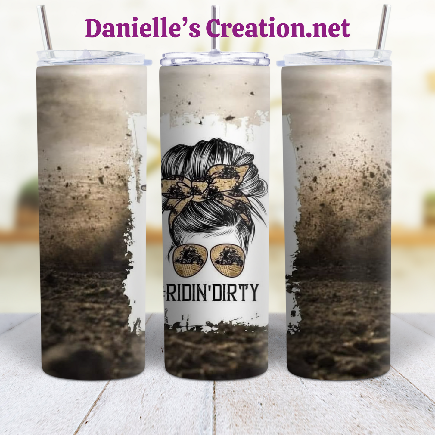 Messy Bun, Mom Life, MOTHER'S DAY 20 oz Custom Sublimation Tumbler Stainless Steel