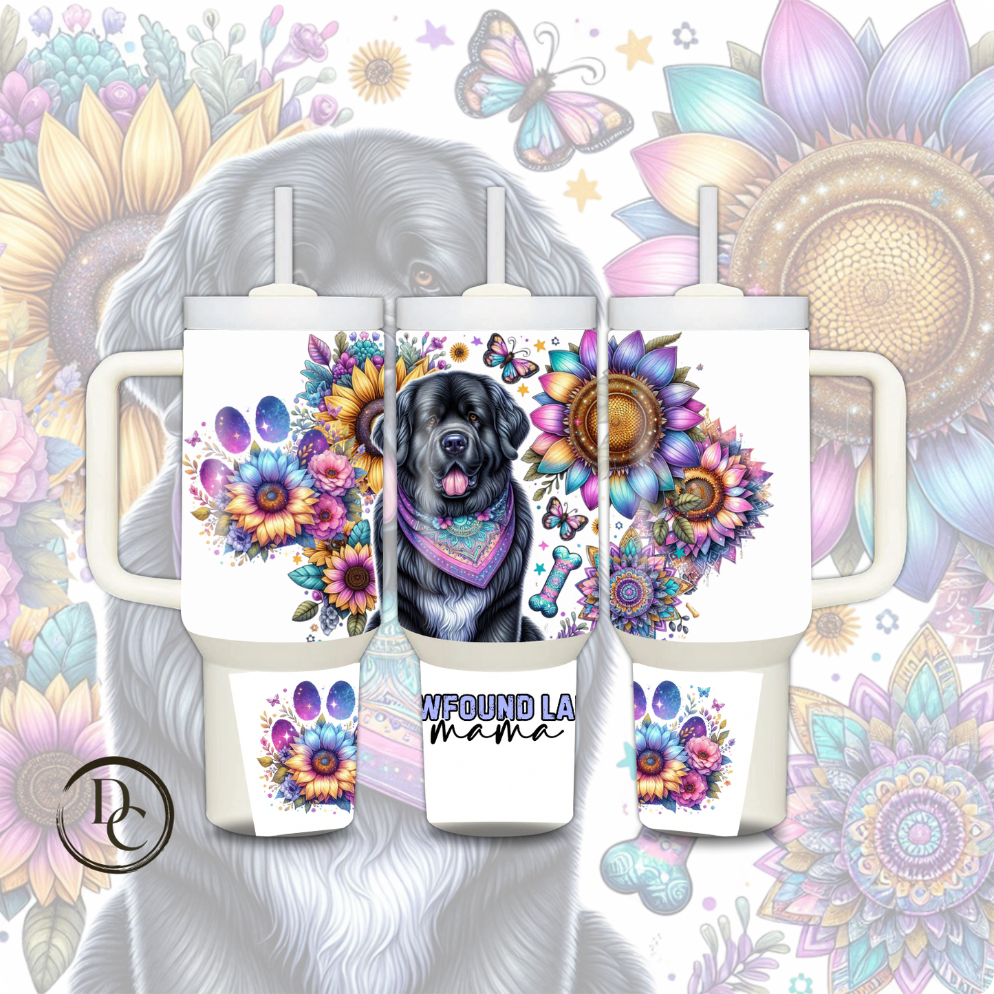 POODLE MAMA 30 oz/40 oz 20 oz Custom Sublimation Tumbler Stainless Steel 12