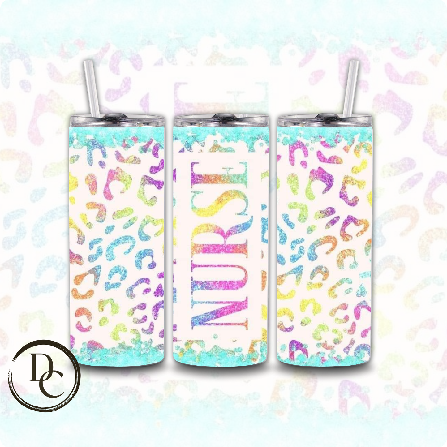 Super Nurse Love Inspire Heal 20 oz Custom Sublimation Tumbler Stainless Steel# 10