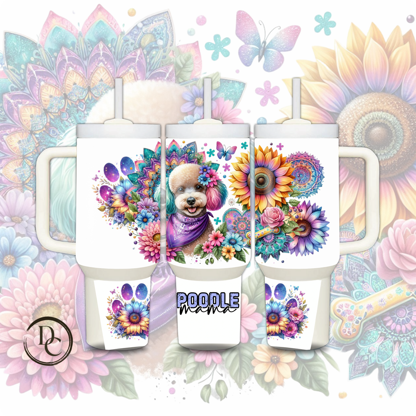 ROTTWEILER MAMA 30 oz/40 oz 20 oz Custom Sublimation Tumbler Stainless Steel 13