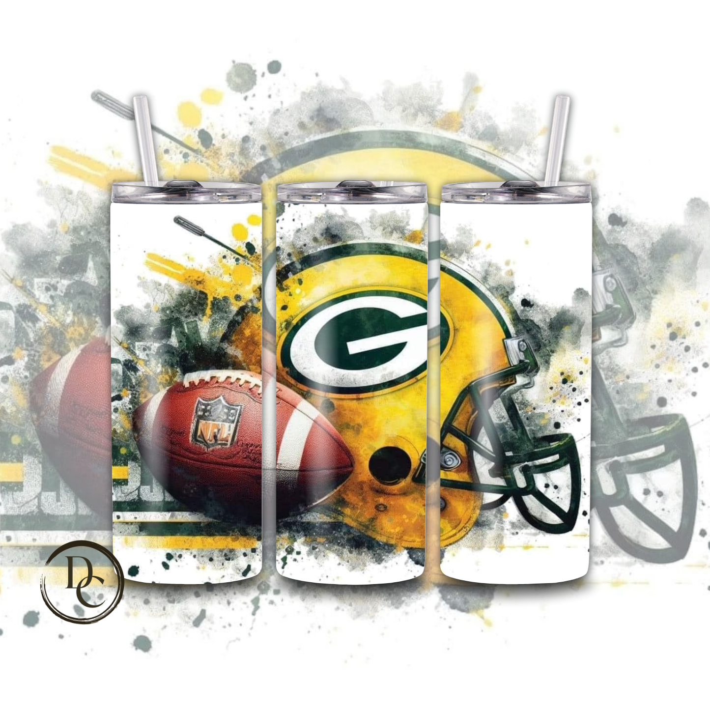 Packers Football 20 oz Custom Sublimation Tumbler Stainless Steel# 4