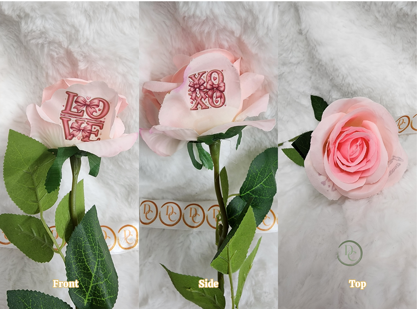 Pink Rose Heels, crown/ Happy Valentines Predesigns Custom Forever Flower Fun Custom Designs
