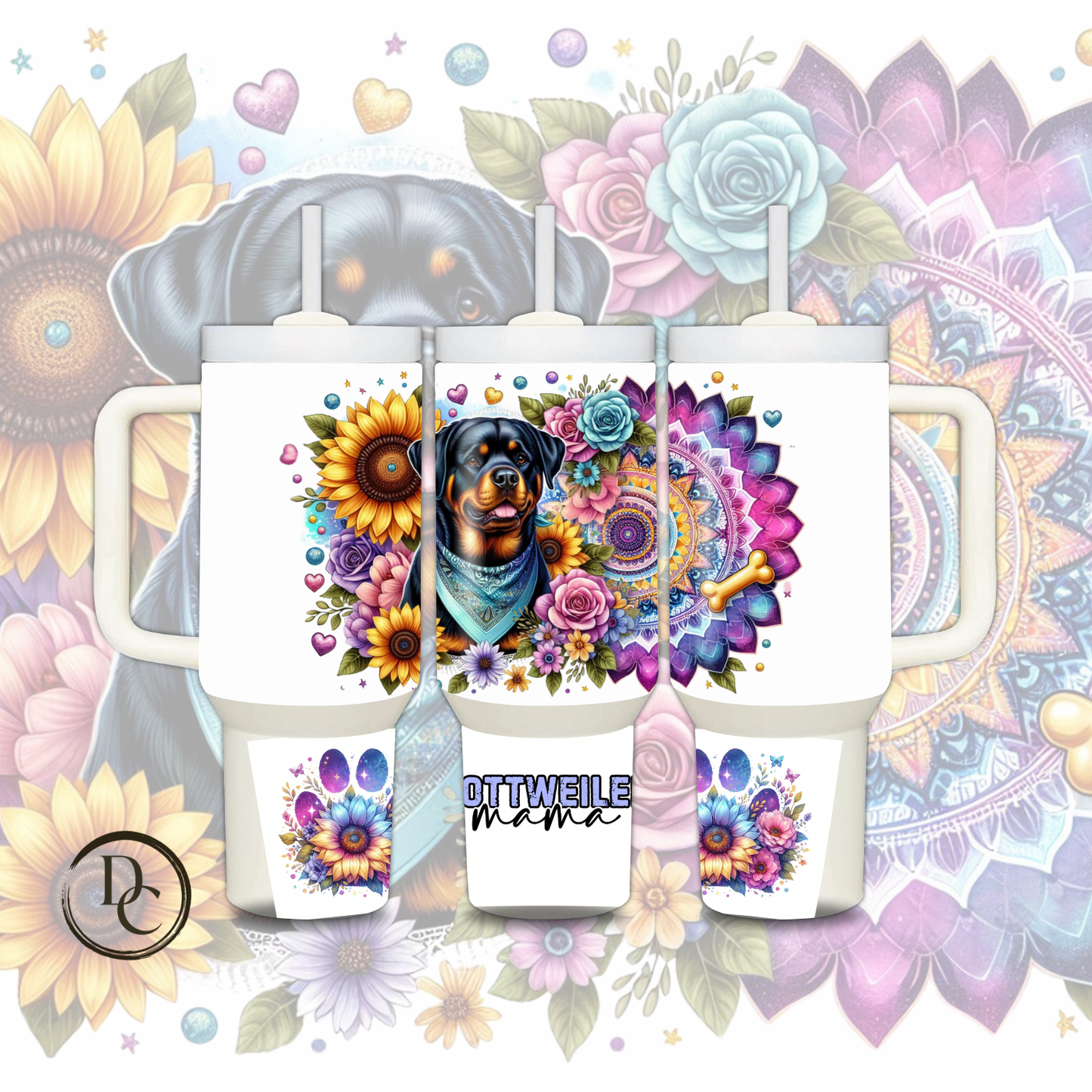 SHIN TZU MAMA Dog 30 oz/40 oz 20 oz Custom Sublimation Tumbler Stainless Steel 14