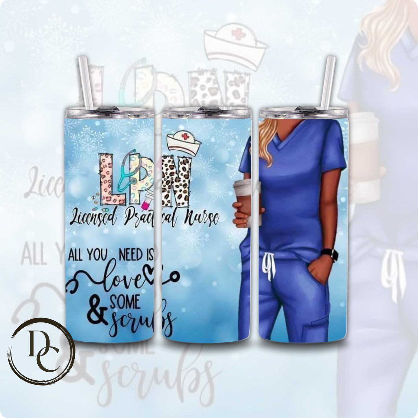 It Takes A Lot Of Sparkle To Be A Nurse 20 oz Custom Sublimation Tumbler Stainless Steel#7