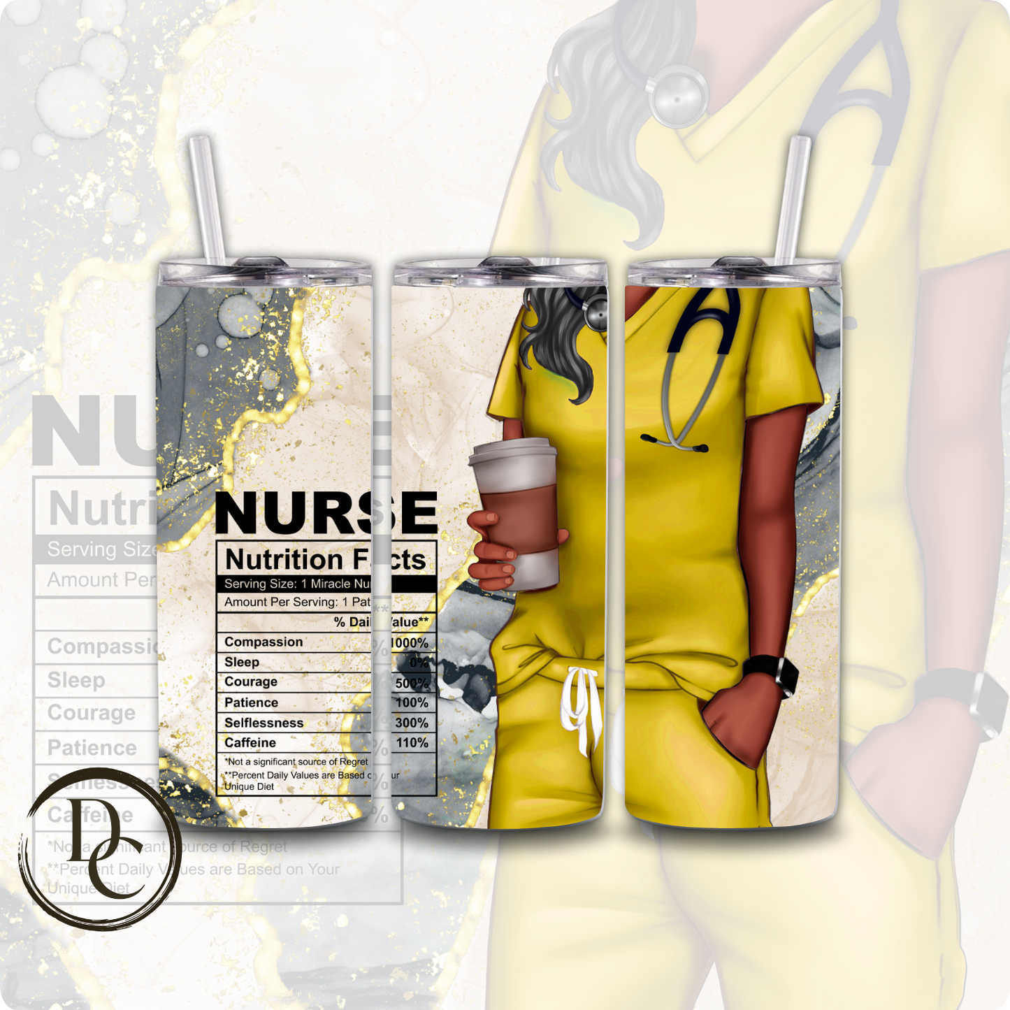 Not All Super Heroes Wear Cape 20 oz Stainless Steel Custom Sublimation Tumbler #34