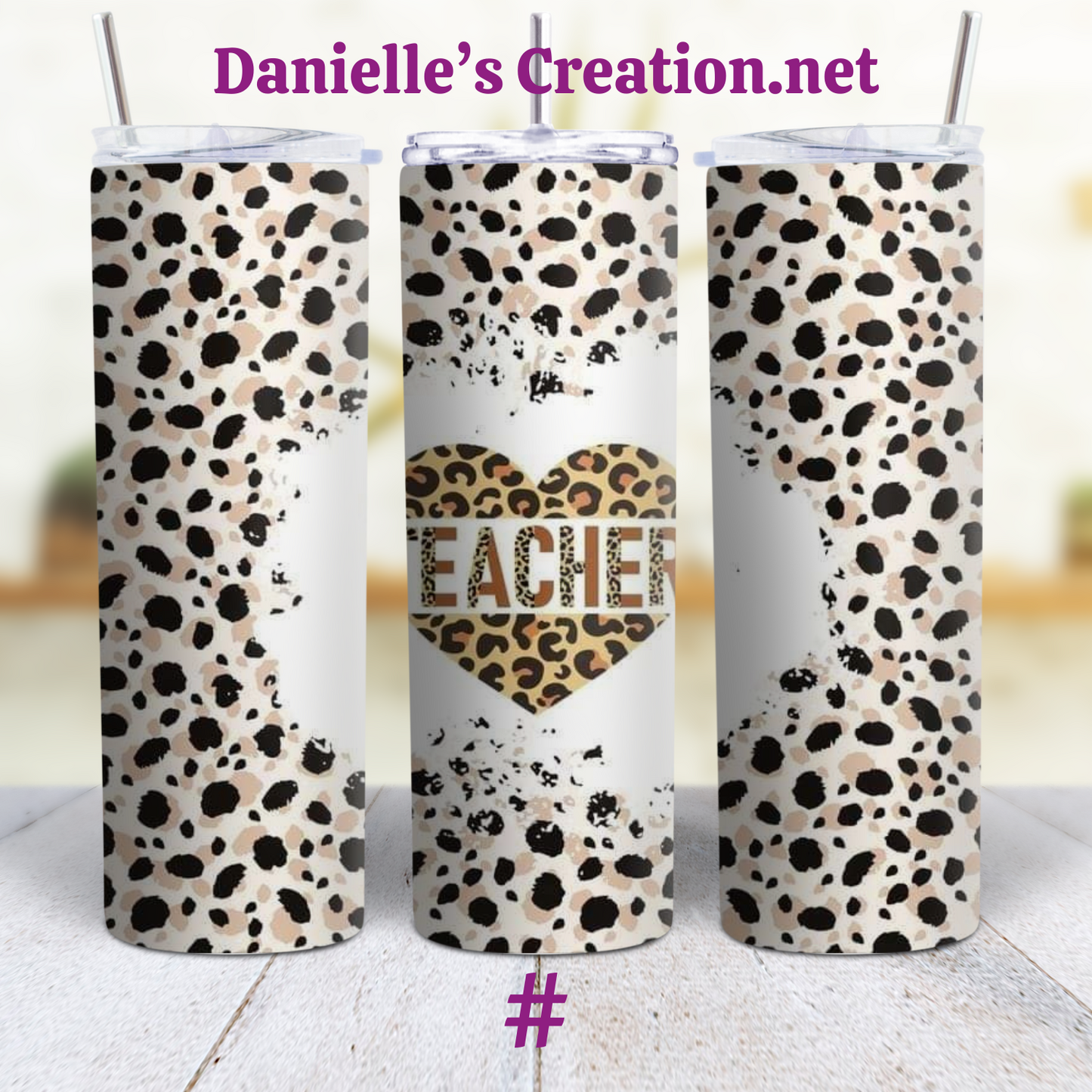 Teacher Life Teacher 20 oz Custom Sublimation Tumbler Stainless Steel 5