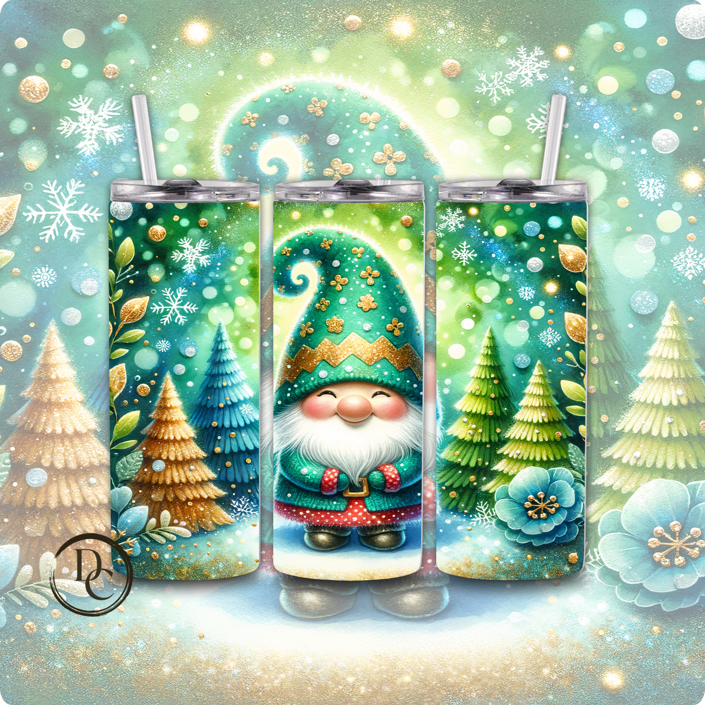 Snowman Magical Christmas 20 Oz Custom Sublimation Tumbler Stainless Steel # 5