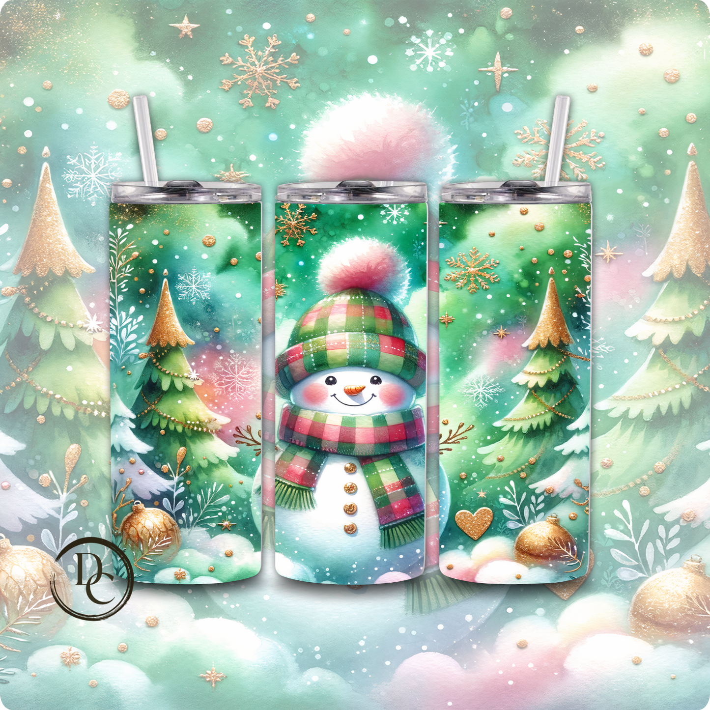 Christmas Angel 20 Oz Custom Sublimation Tumbler Stainless Steel# 7
