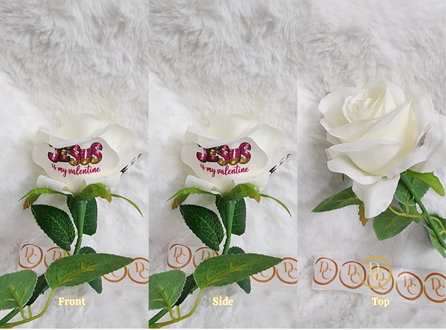 White Rose All I Need is my bible Lipstick And Heels Predesigns Custom Forever Flower Fun Custom Designs (Copy)