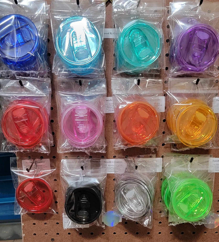 Lids & Straw Colored/ Replacement