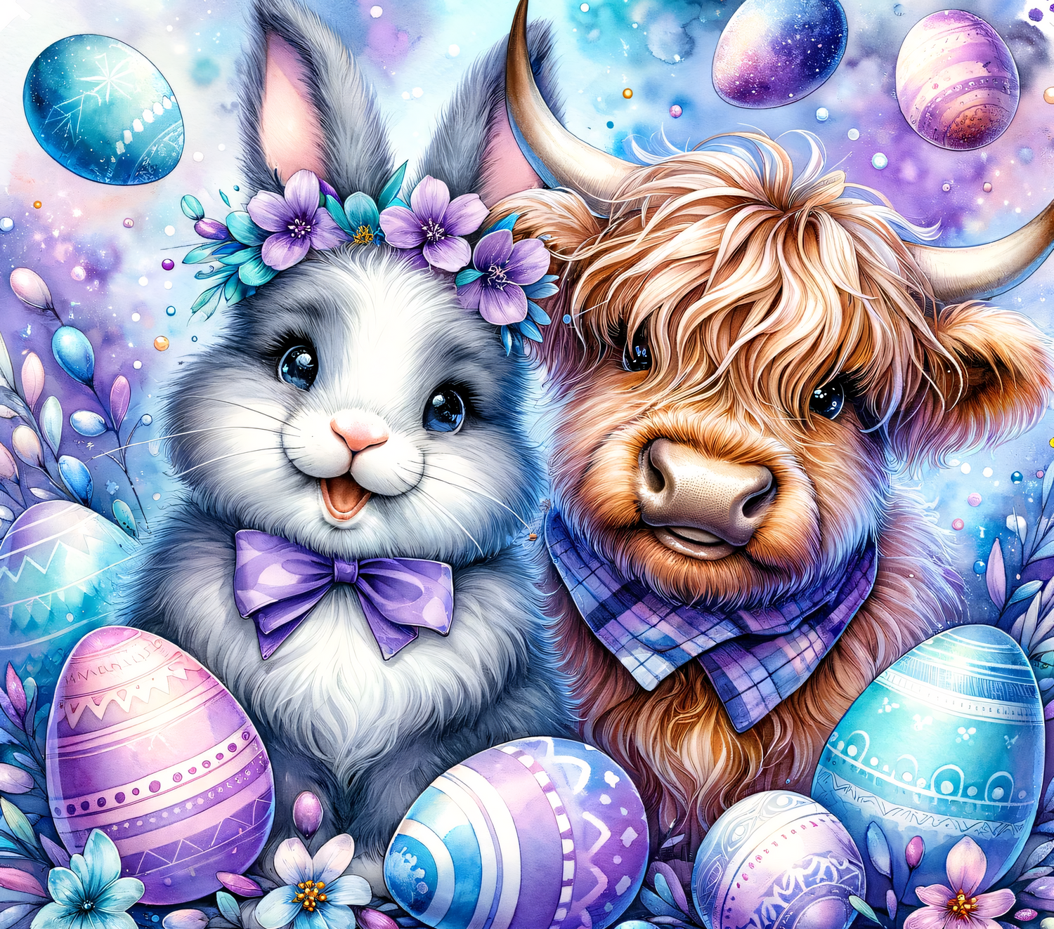 HIGHLAND COW EASTER