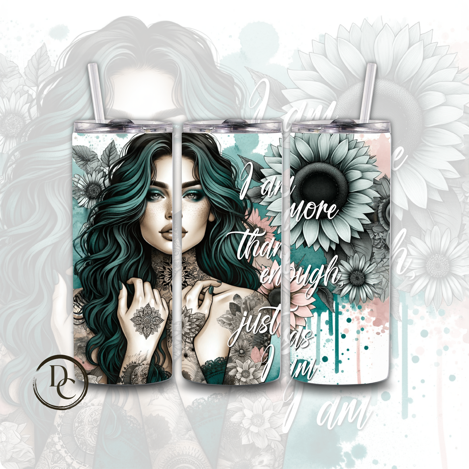 Positive Inspiring Affirmations 20 Oz Tumbler