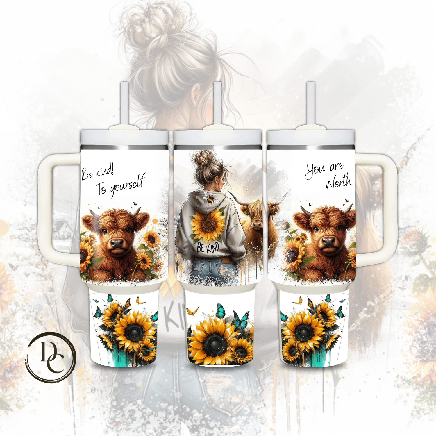 Highland Cow 30 oz & 40 oz Tumbler
