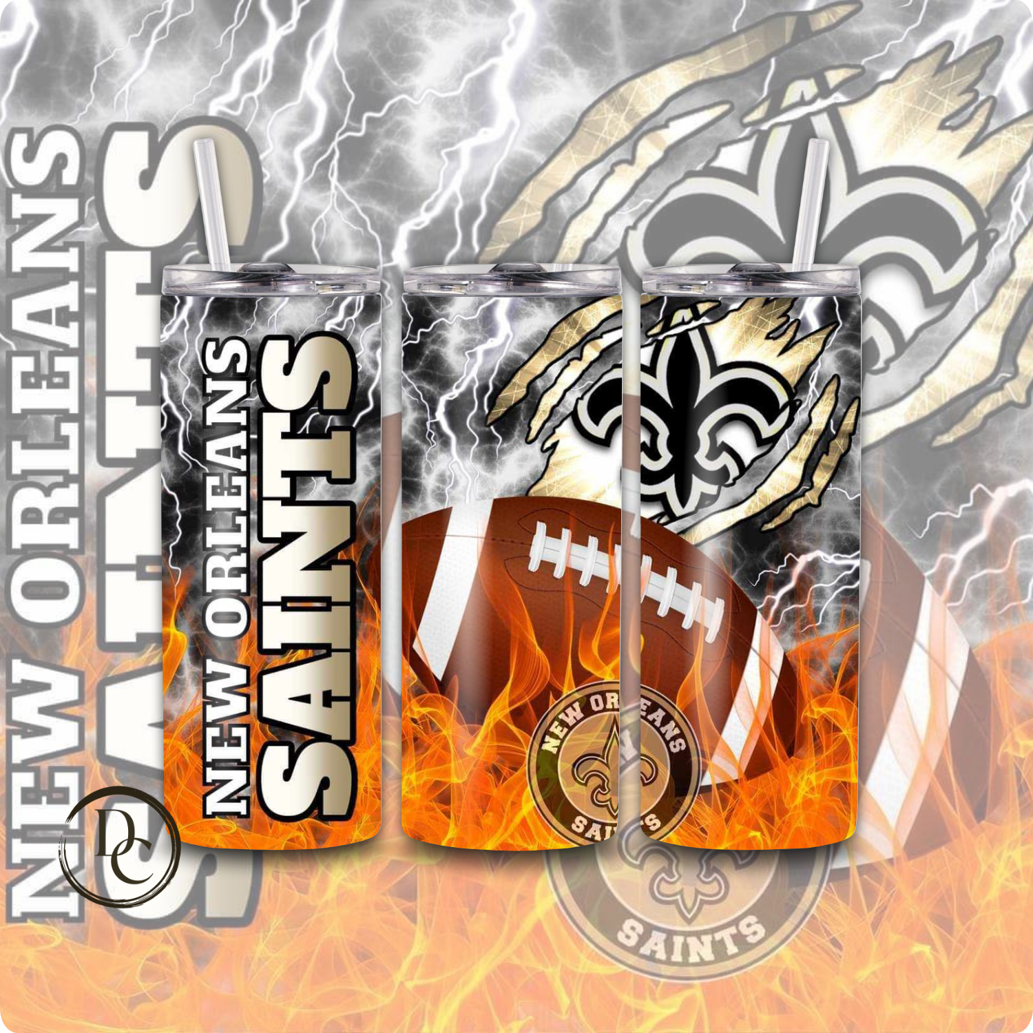 Saint Football 20 oz Tumblers