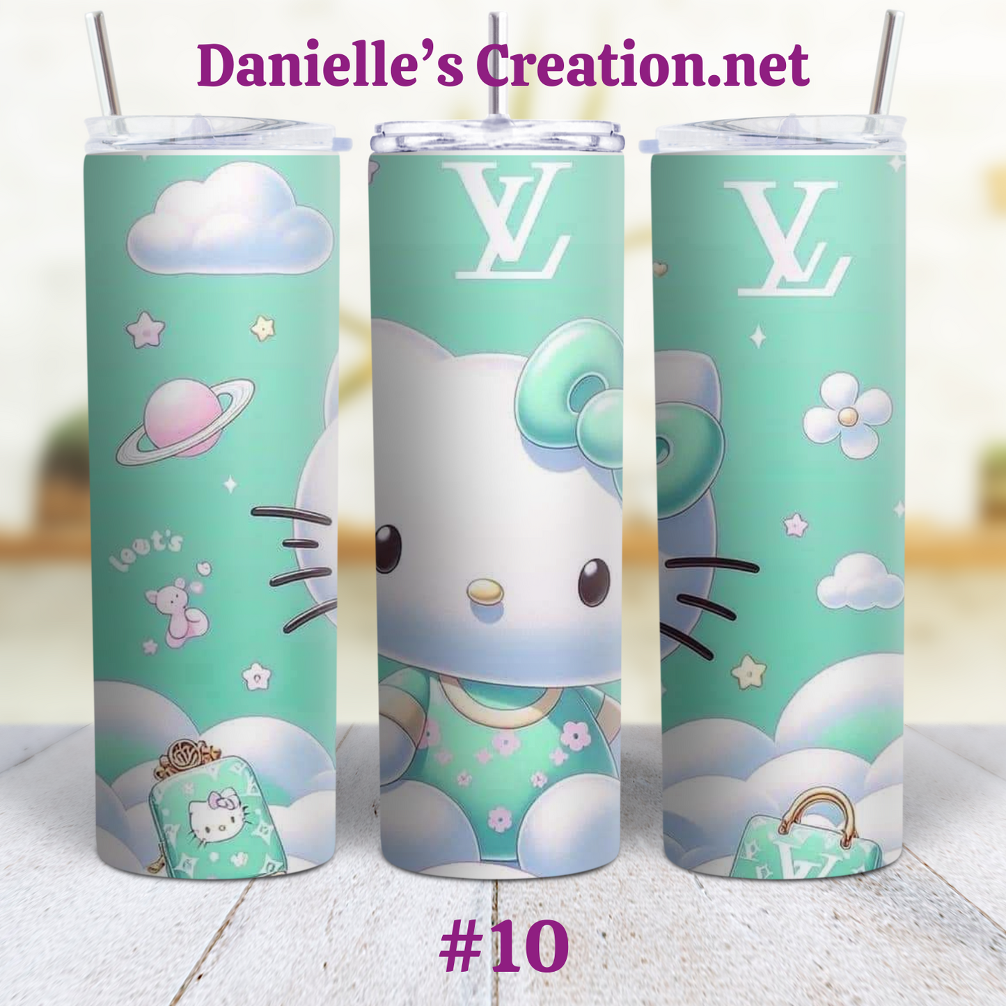 Hello Kitty 20 oz Tumblers Custom Sublimation Tumbler Stainless Steel 9